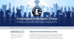 Desktop Screenshot of chesscincinnati.com